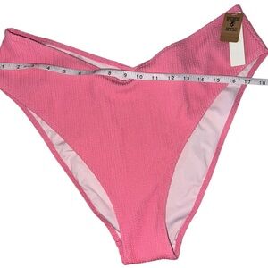 Victoria’s Secret PINK Textured High Cut Bikini Bottoms XXL | Hot Pink